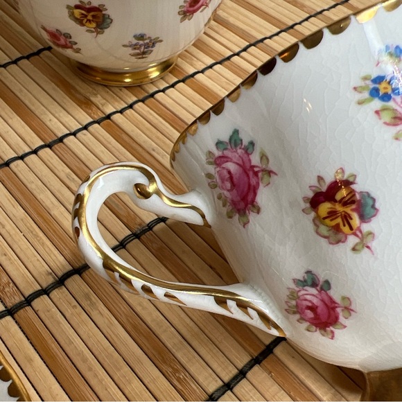 VTG Royal Chelsea Tea Cup Saucer Open Sugar Set 382A England Bone China **READ** - Picture 14 of 16